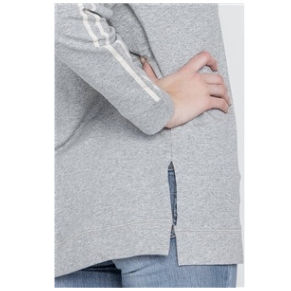 Heather Grey Sweatshirt Long Sleeve 100% Cotton M - Picture 4 of 10